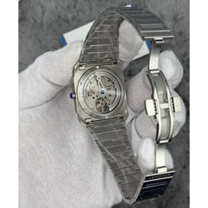 Bvlgari Men’s Octo Blue Marble Dial Tourbillon-Style Watch