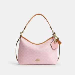 Laurel Shoulder Bag\nIn Signature Canvas With Charms
