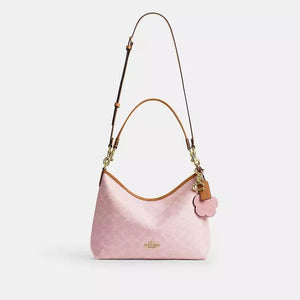 Laurel Shoulder Bag\nIn Signature Canvas With Charms