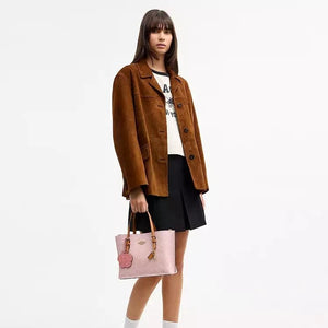 Mollie Tote Bag 25\nIn Signature Canvas With Charm