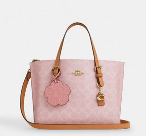 Mollie Tote Bag 25\nIn Signature Canvas With Charm