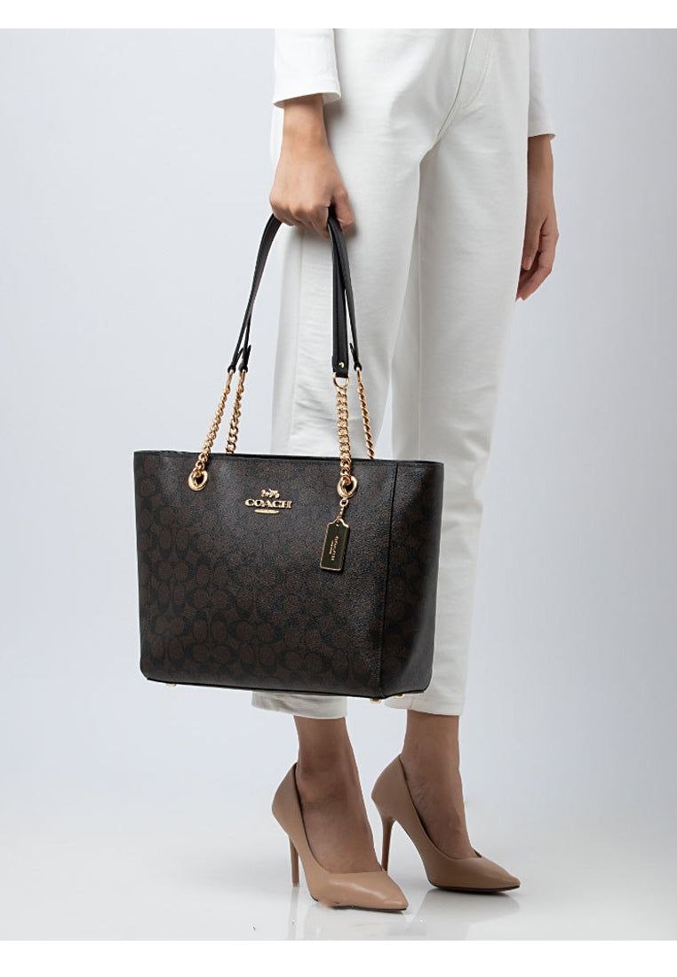 Coach Cammie Chain Tote In Signature