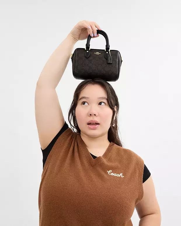 Mini Rowan Crossbody Bag In Signature Canvas