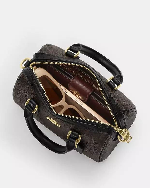 Mini Rowan Crossbody Bag In Signature Canvas