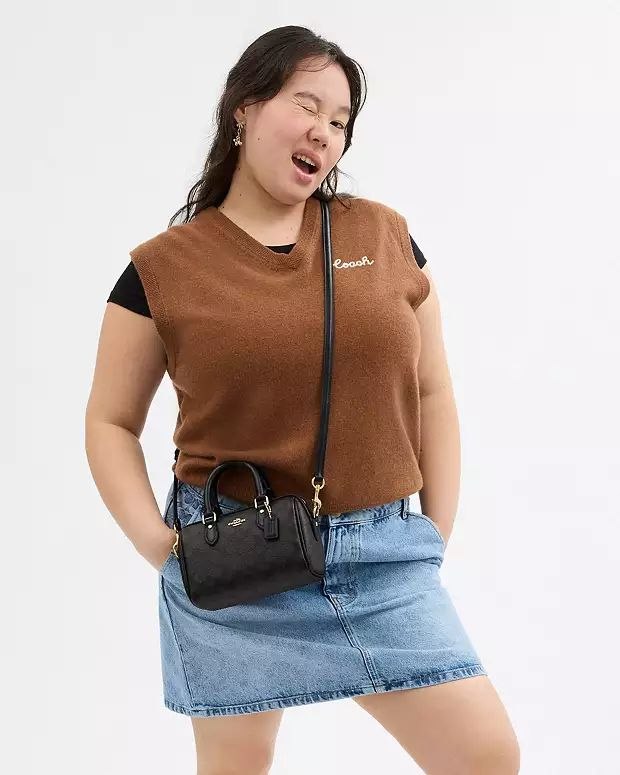 Mini Rowan Crossbody Bag In Signature Canvas