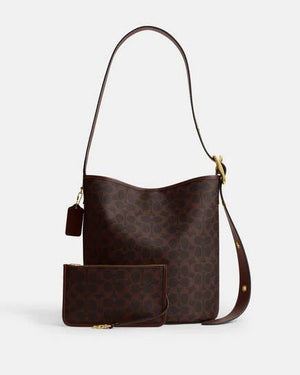Bleecker Bucket Bag In Signature Canvas