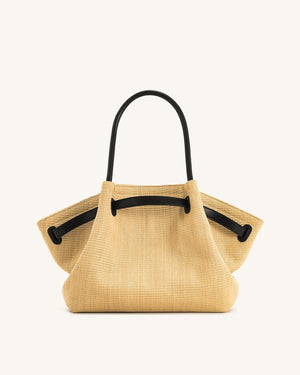 JW PEI Hana Medium Faux Straw Tote