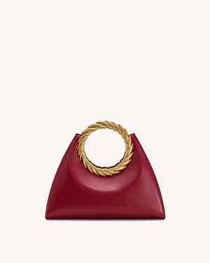 JW Pei Amiya Leaf Handle Sculpture Bag