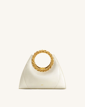 JW Pei Amiya Leaf Handle Sculpture Bag