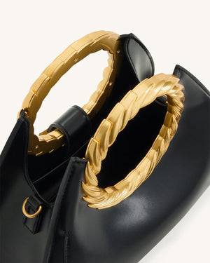 JW Pei Amiya Leaf Handle Sculpture Bag