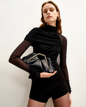 JW PEI Lila Metal Frame Clutch