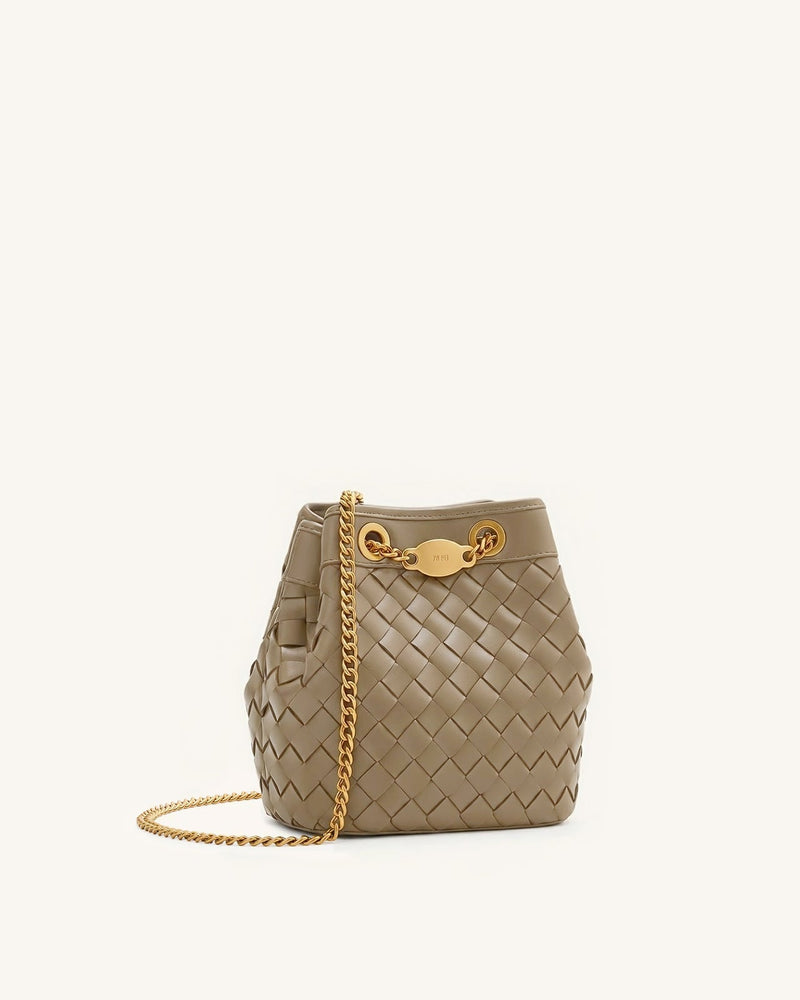 JW PEI Yara handwoven Bucket Bag