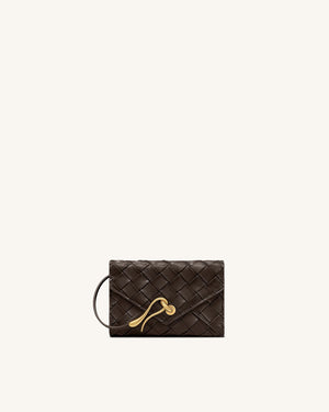 JW PEI Celeste Woven Textured Envelope Wallet