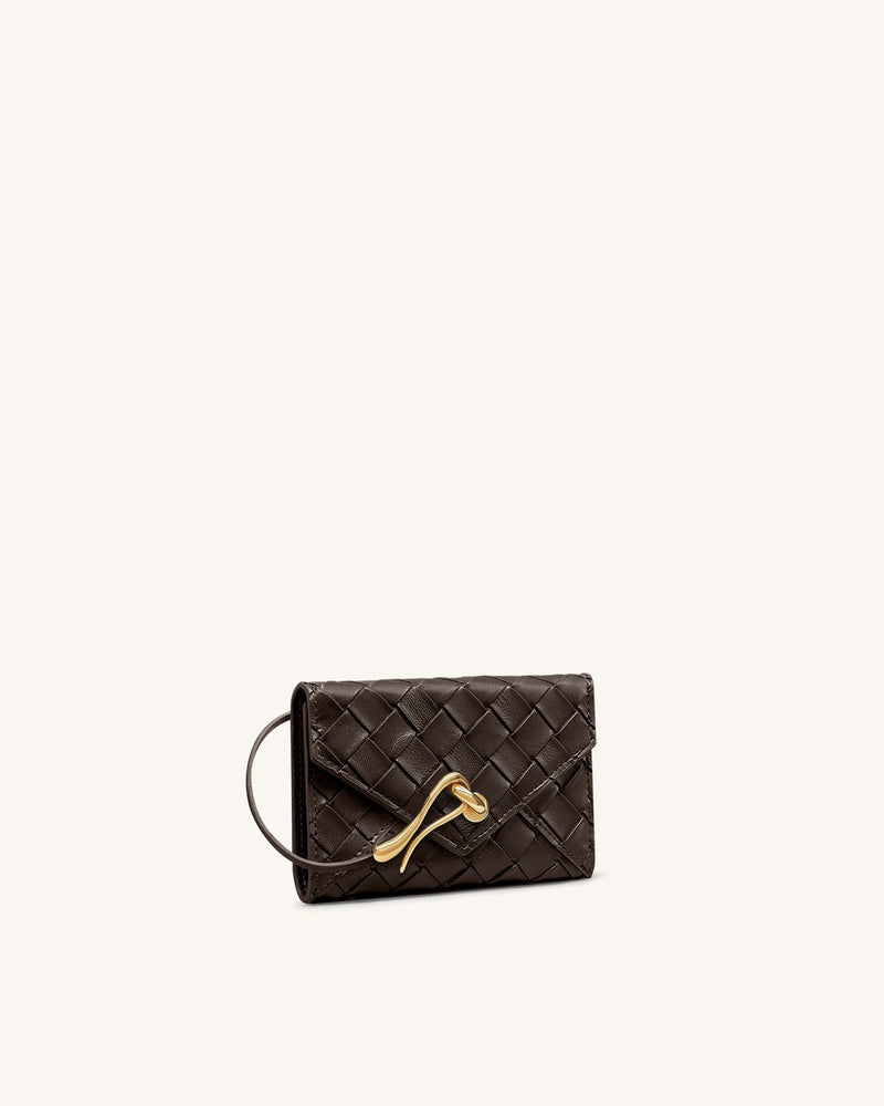 JW PEI Celeste Woven Textured Envelope Wallet