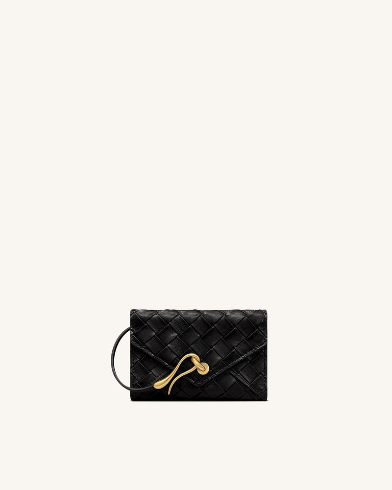 JW PEI Celeste Woven Textured Envelope Wallet
