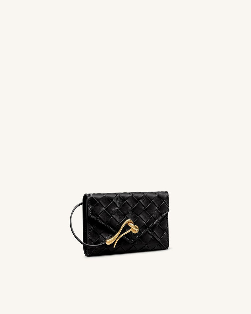 JW PEI Celeste Woven Textured Envelope Wallet