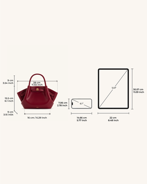 JW PEI Hana Mini Tote Bag - Claret