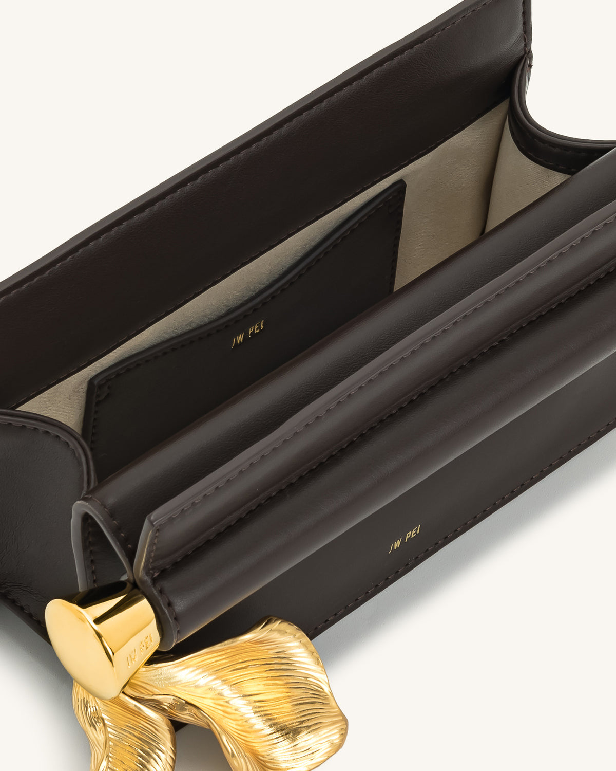 JW PEI Holly Metal Pendant Embellished Clutch