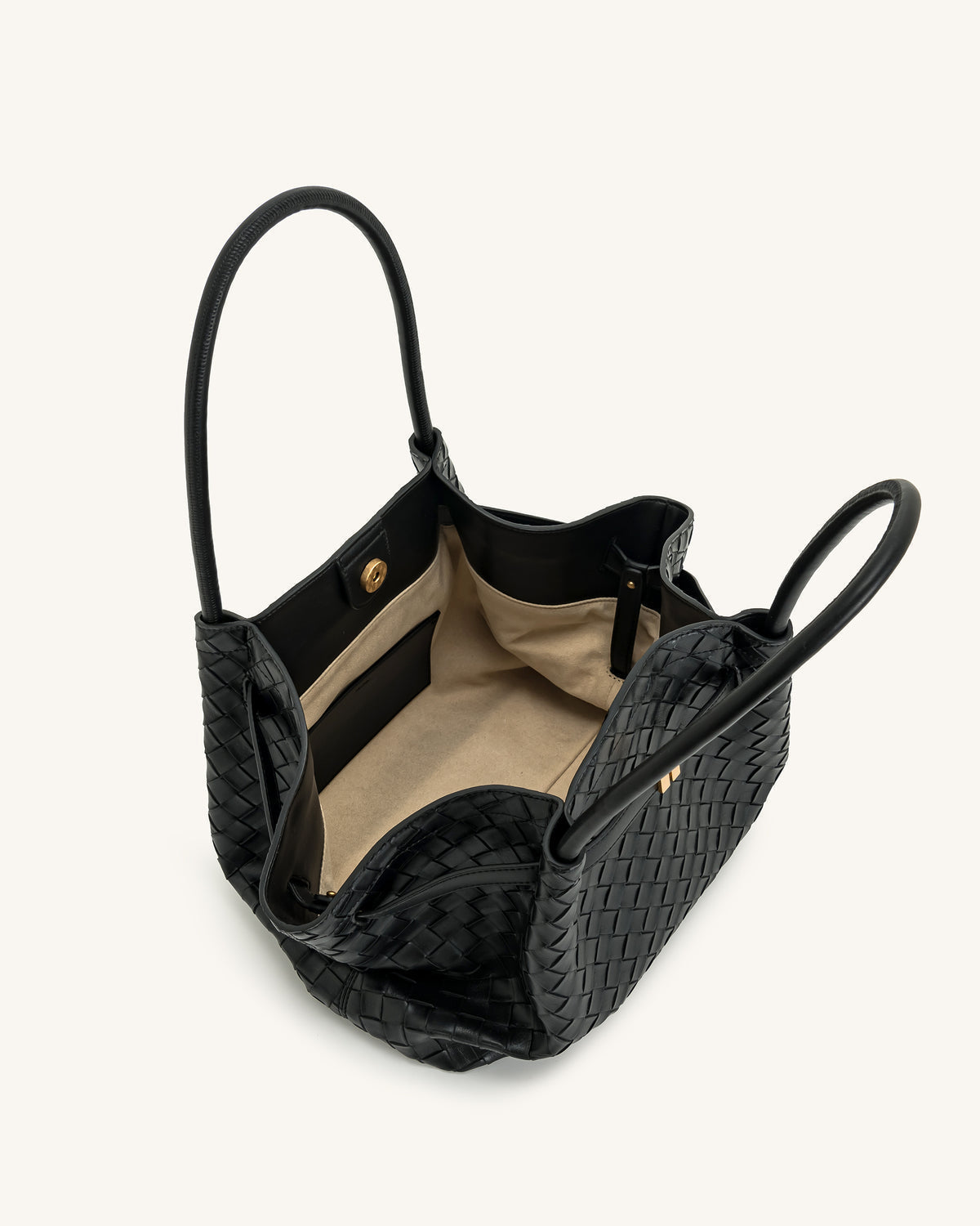 JW PEI Hana Medium Weave Texture Tote Bag