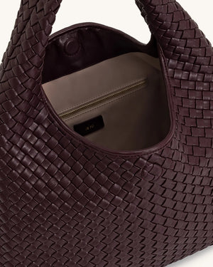 JW PEI Iaura Woven Shoulder Bag