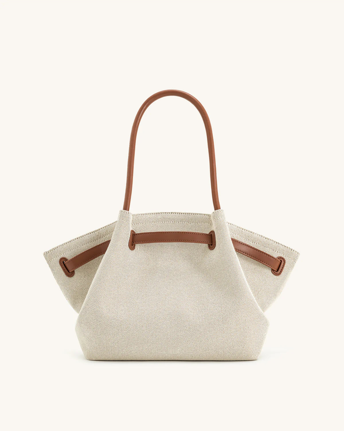 JW PEI Hana Tote Bag - Brown Canvas