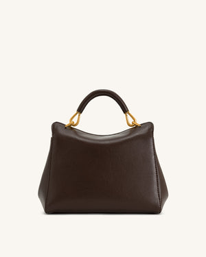 JW PEI Lucia Classic Top Handbag - Dark Brown