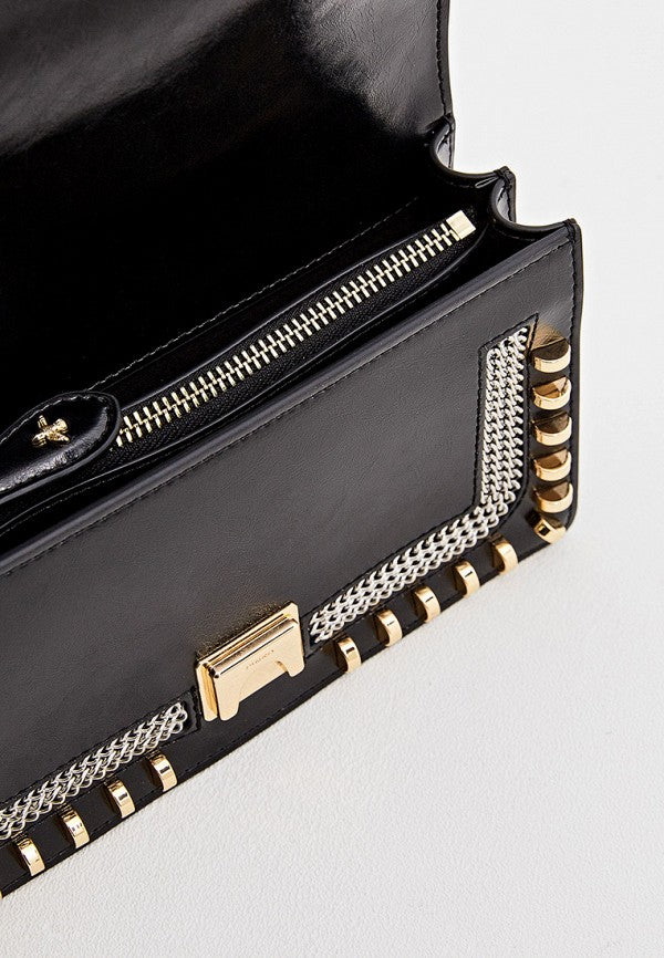 Pinko Love studded shoulder bag
