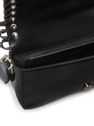 Pinko Love Bag Slouchy soft shoulder bag with fringing