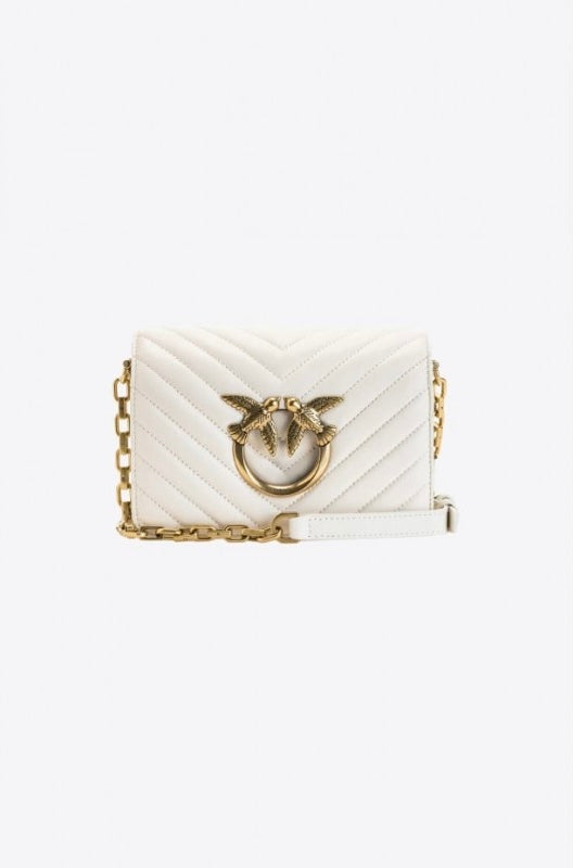 Pinko mini chevron in white