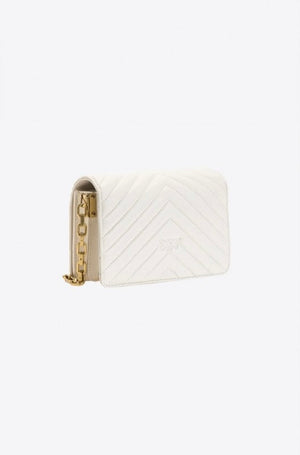 Pinko mini chevron in white