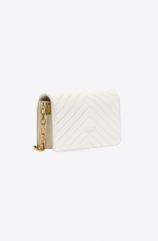 Pinko mini chevron in white