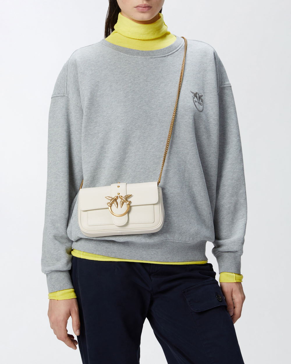 Pinko Woman Bag Love One Pocket in white