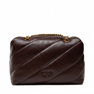PINKO LARGE LOVE BAG PUFF MAXI QUILT JEWEL