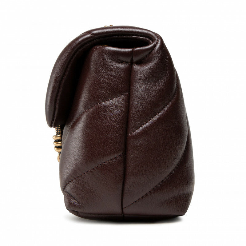PINKO LARGE LOVE BAG PUFF MAXI QUILT JEWEL