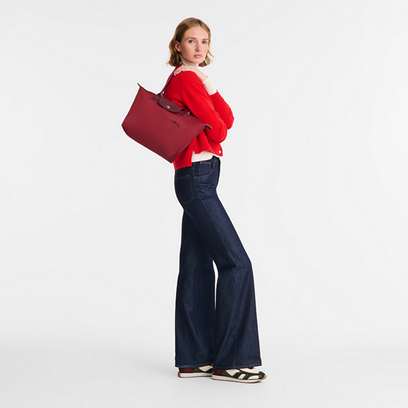 Le Pliage Green M Tote bag Pomegranate