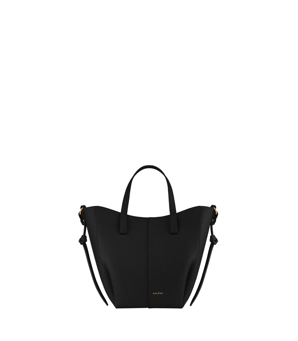 Polene Cyme Tote Nano EDITION TEXTURED BLACK