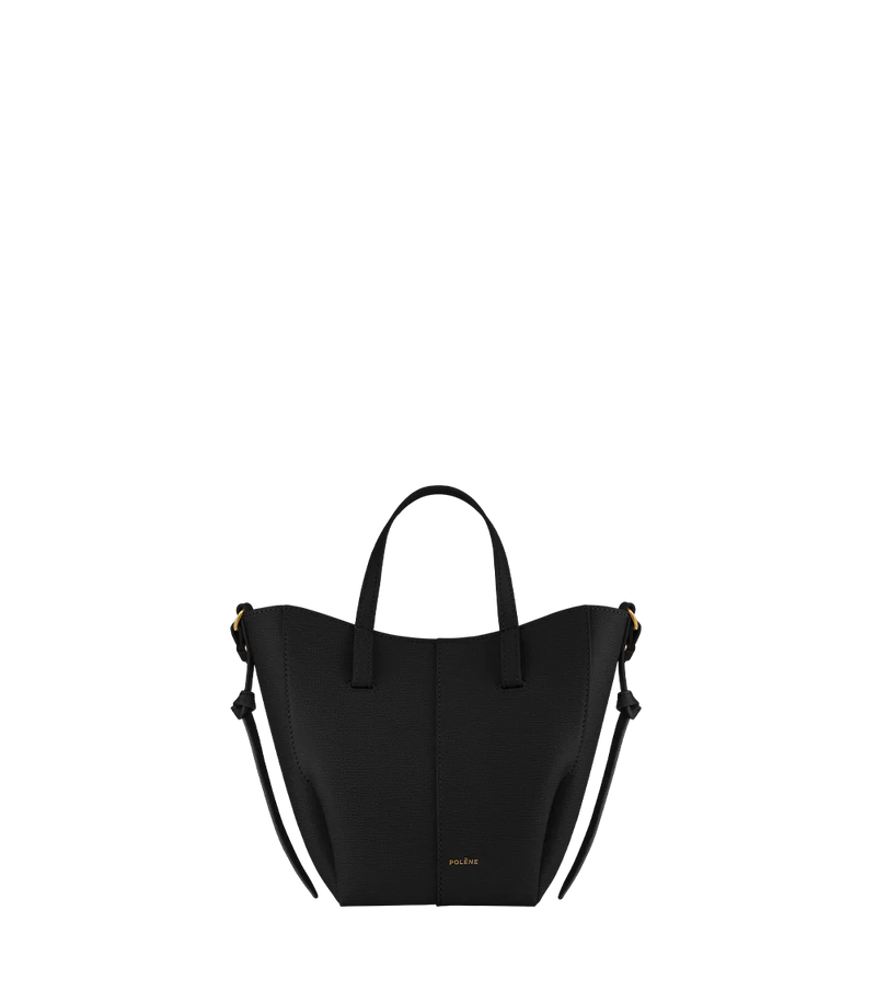 Polene Cyme Tote Nano EDITION TEXTURED BLACK