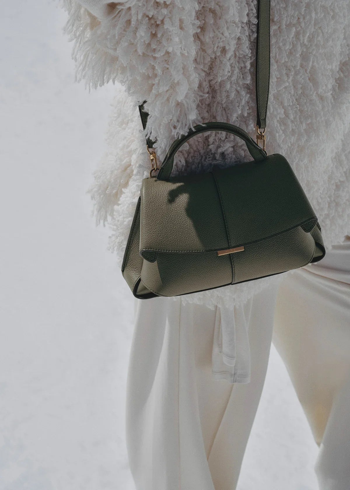 Polène Mokki Mini Edition Textured Smoky Green