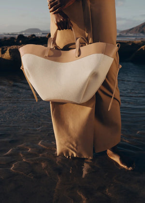 Polène Cyme Edition Beige Canvas