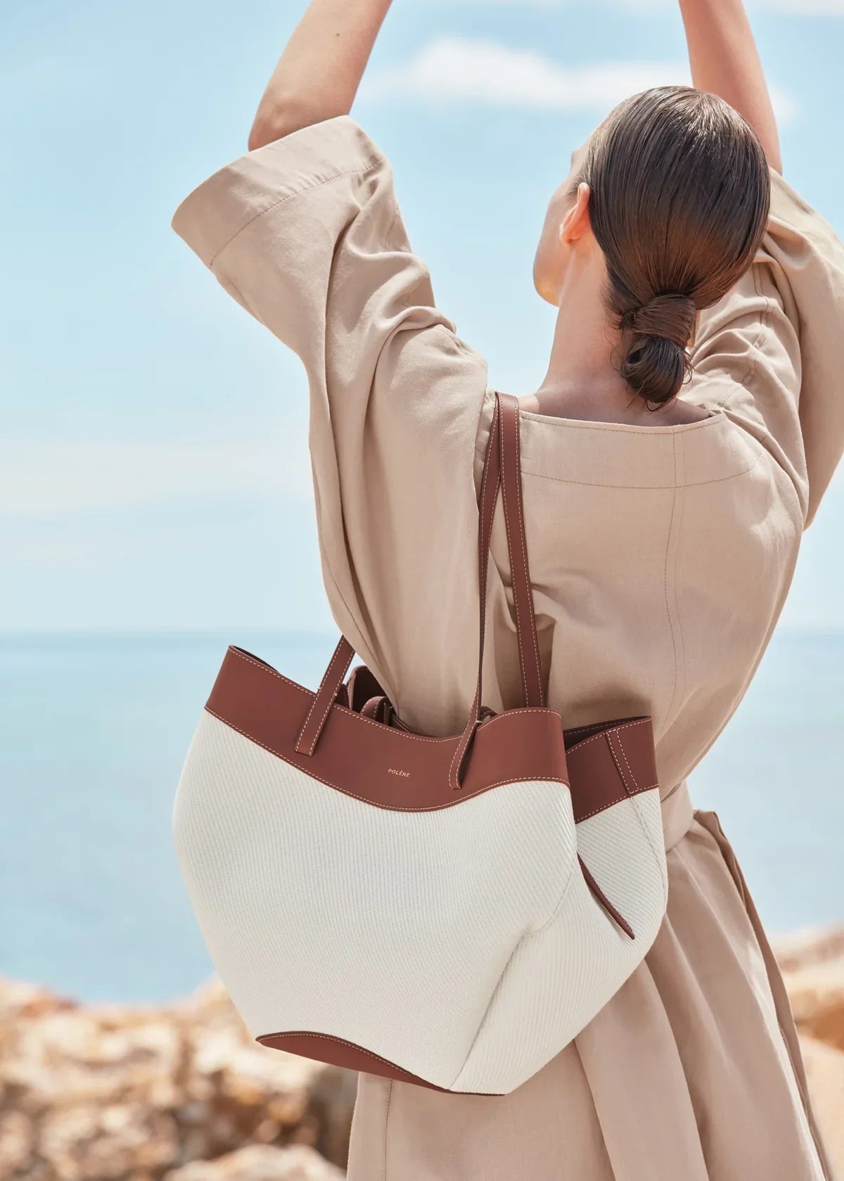Polène Cyme Edition Cognac Canvas