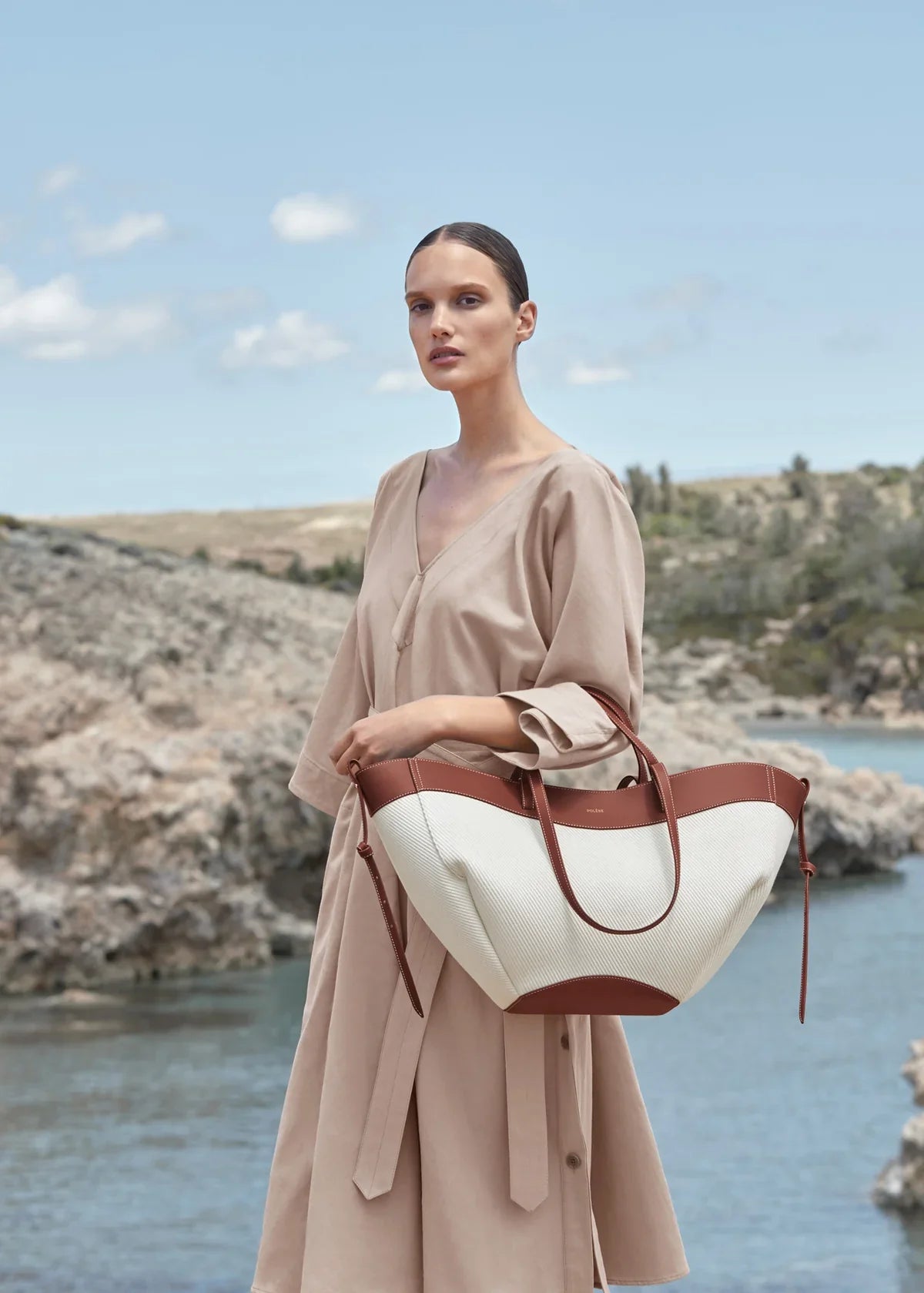Polène Cyme Edition Cognac Canvas