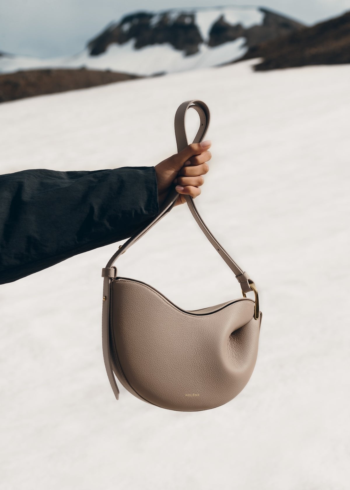 Polène Tonca Edition Textured Taupe