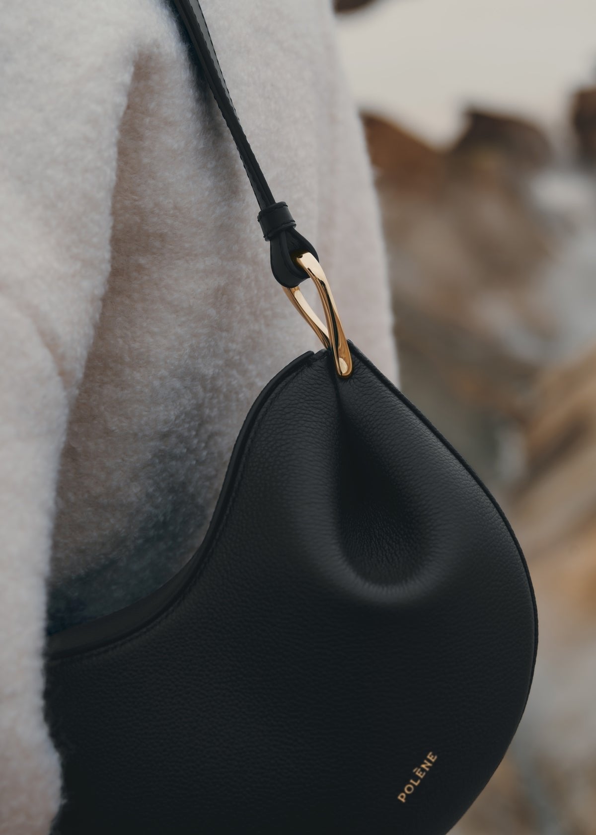 Polène Tonca Edition Textured Black