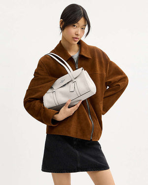 Coach Bridget Flap Shoulder Bag in white