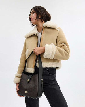 Coach Hadley Crossbody Bag in signature canvas