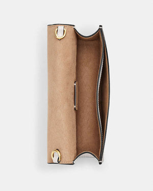 Eliza Small Flap Crossbody In Signature Canvas Coach