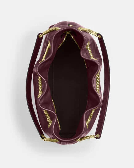 Coach Eveline shoulder bag in burgundy