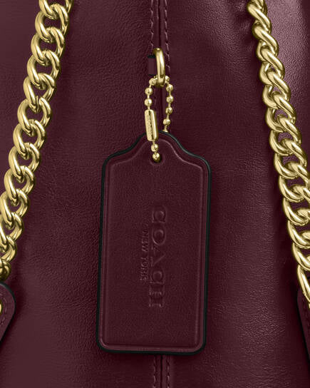 Coach Eveline shoulder bag in burgundy