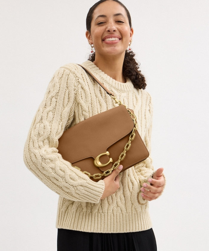 Coach Chain Tabby Shoulder Bag 30 in Havan