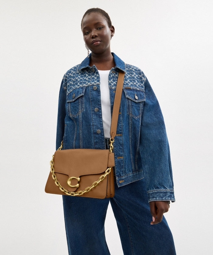 Coach Chain Tabby Shoulder Bag 30 in Havan